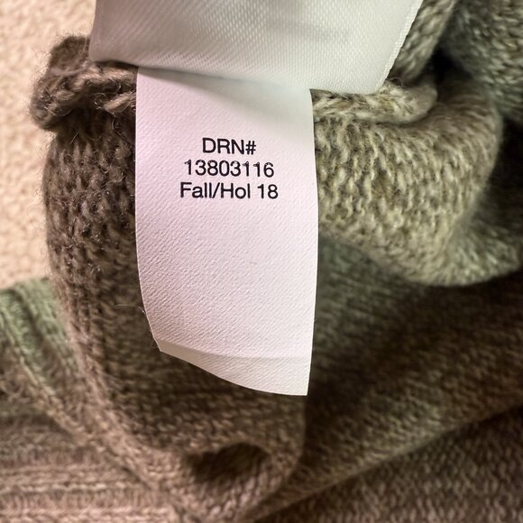 Eddie Bauer Mens Size XL Wool Blend Shawl Collar Sweater Comfy Outdoors E965 - Picture 7 of 11